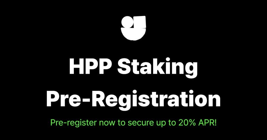 HPP Staking Pre-Registration is now LIVE! 7ypbdgjz